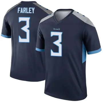 Caleb Farley Tennessee Titans Nike Women's Game Jersey - Navy