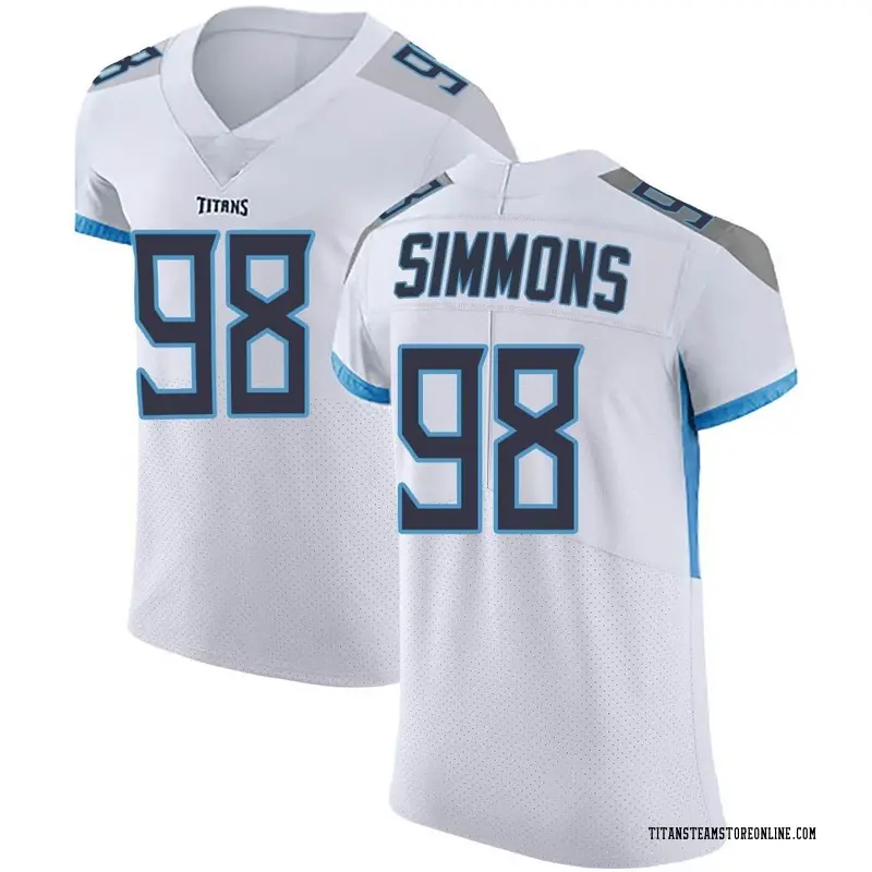 Nike Tennessee Titans #98 Jeffery Simmons White Youth Stitched NFL Vapor  Untouchable Limited Jersey