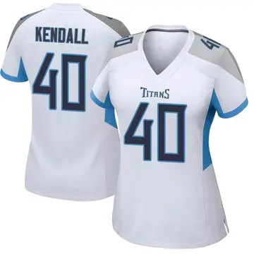 Anthony Kendall Youth Nike Light Blue Tennessee Titans Alternate Custom Game Jersey Size: Large