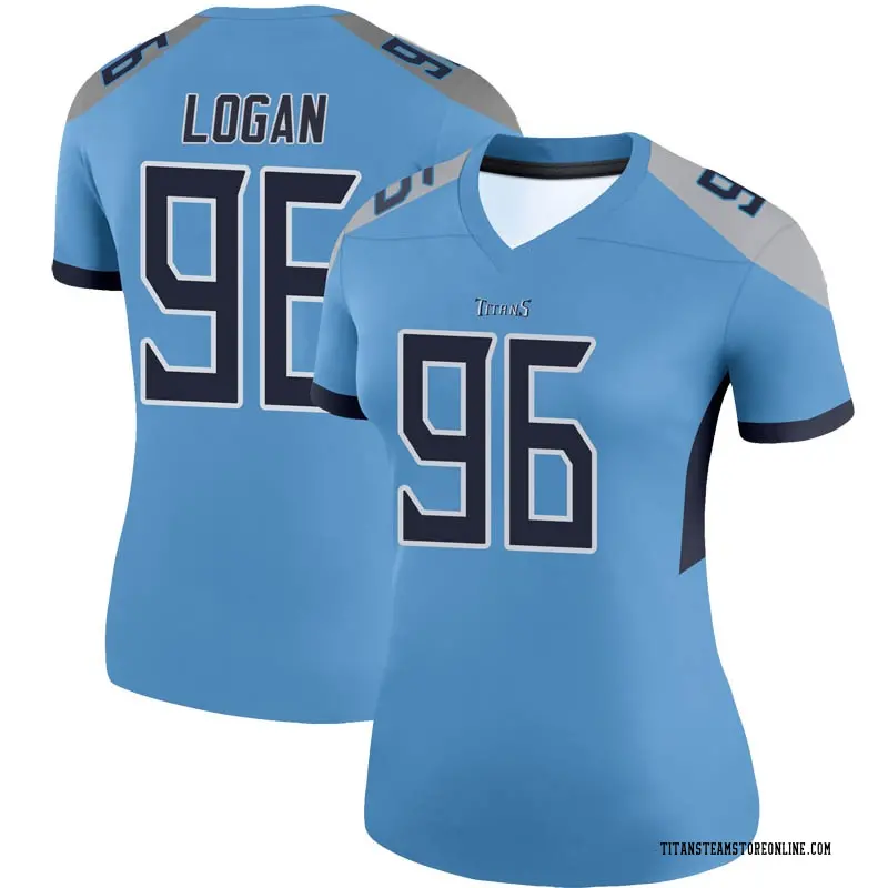 Women's Tennessee Titans Bennie Logan Light Blue Legend Jersey By Nike