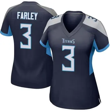 Women's Tennessee Titans Joshua Kalu Nike Navy Game Player Jersey