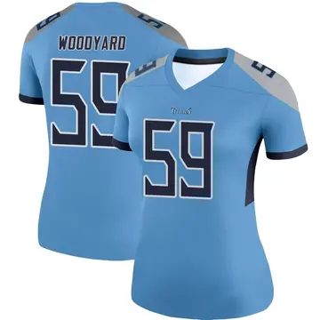 Limited Youth Wesley Woodyard Red Jersey - #59 Football Tennessee Titans  100th Season Inverted Legend Size S(10-12)