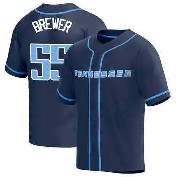 Aaron Brewer Men's Nike White Tennessee Titans Custom Game Jersey Size: Small