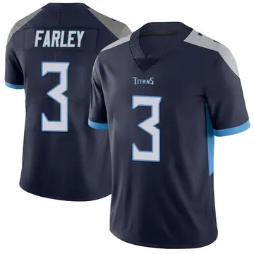 Titans Caleb Farley 2021 Nfl Draft Navy Vapor Limited Jersey - Bluefink