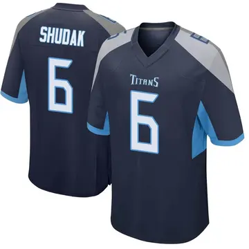 Women's Tennessee Titans Joshua Kalu Nike Navy Game Player Jersey