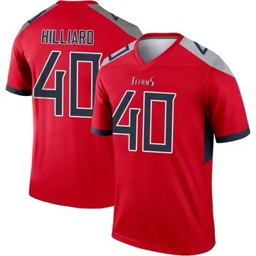 Tennessee Titans Dontrell Hilliard 40 White Vapor Limited Jersey - Bluefink