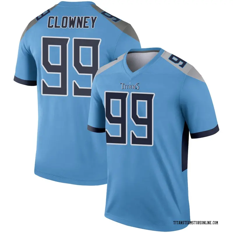 Youth Tennessee Titans Jadeveon Clowney Light Blue Legend Jersey By Nike