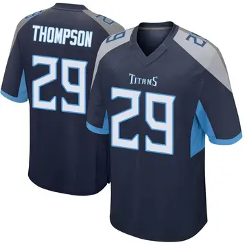 Women's Tennessee Titans Joshua Kalu Nike Navy Game Player Jersey