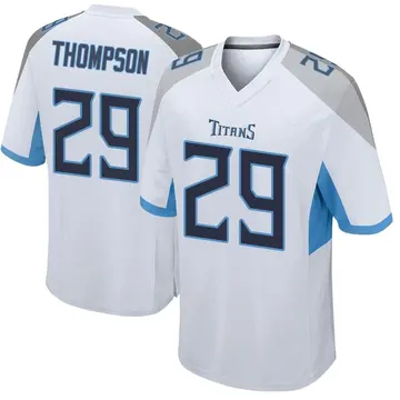 Men's Tennessee Titans Joshua Kalu Nike Navy Game Player Jersey