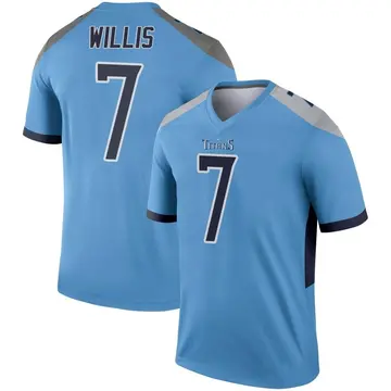 Tennessee Titans Nike Home Game Jersey - Navy - Malik Willis - Mens