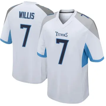 Malik Willis 7 Tennessee Titans White Vapor Limited Jersey - Bluefink