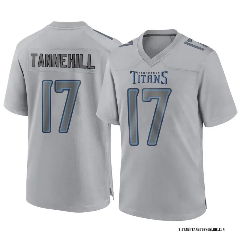 Youth Tennessee Titans Ryan Tannehill Gray Game Atmosphere Fashion Jersey  By Nike