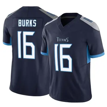 Men's Nike Treylon Burks Navy Tennessee Titans Player Game Jersey