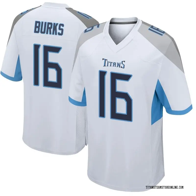 Youth Tennessee Titans Treylon Burks White Game Jersey By Nike