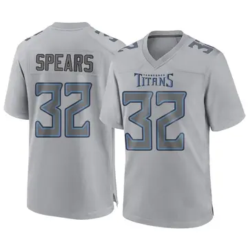 Tyjae Spears Men's Nike White Tennessee Titans Custom Game Jersey Size: Small